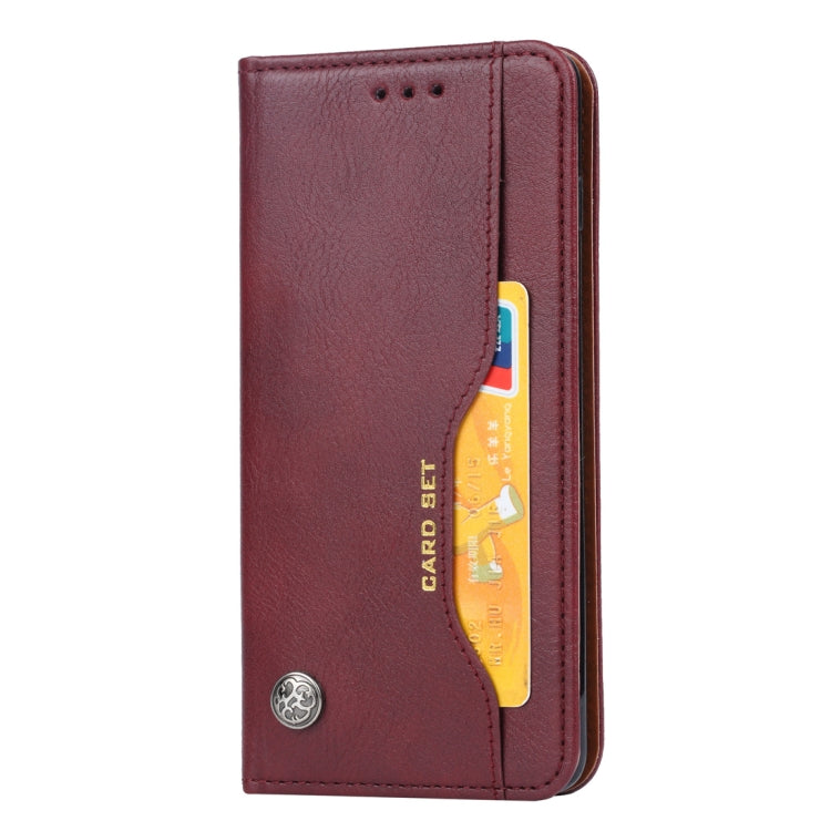 Knead Skin Texture Horizontal Flip Leather Case for Galaxy S10, with Photo Frame & Holder & Card Slots & Wallet