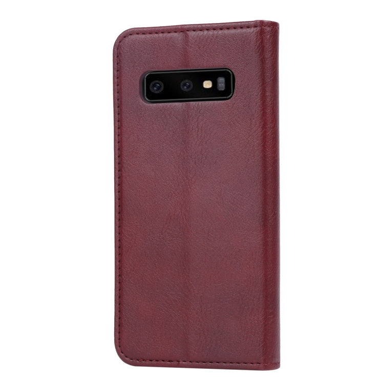 Knead Skin Texture Horizontal Flip Leather Case for Galaxy S10e, with Photo Frame & Holder & Card Slots & Wallet