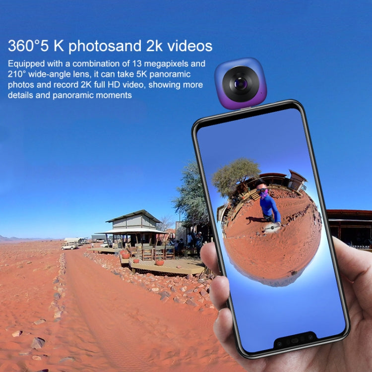 Huawei 210 Degree Wide Angle Dual 13 Megapixel Lens Panoramic Camera, Support 360 Degree Photo / Video, Asteroid / Crystal Ball / Fish Eye Effect, Social Sharing, Animation Production, VR Browsing