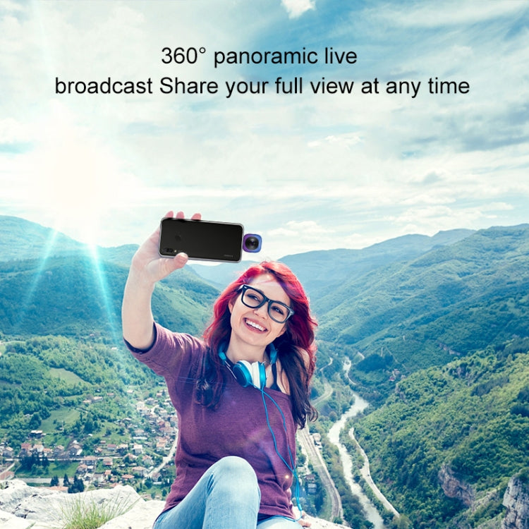 Huawei 210 Degree Wide Angle Dual 13 Megapixel Lens Panoramic Camera, Support 360 Degree Photo / Video, Asteroid / Crystal Ball / Fish Eye Effect, Social Sharing, Animation Production, VR Browsing
