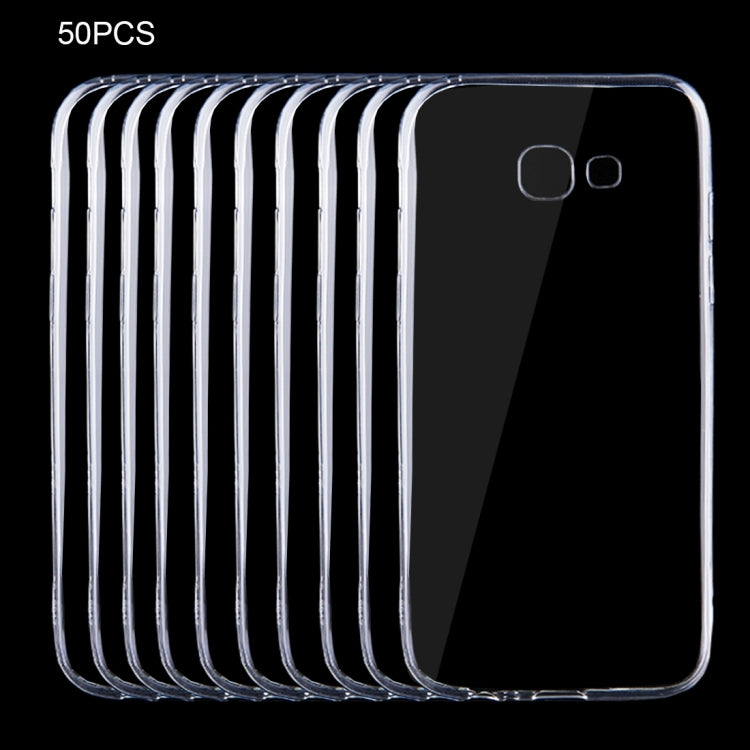 50 PCS for Galaxy A5 (2017) / A520 0.75mm Ultra-thin Transparent TPU Protective Case(Transparent)