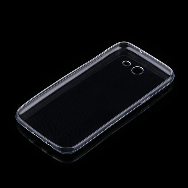 For Galaxy J3 (2017) (US Version) 0.75mm Ultra-thin Transparent TPU Protective Case(Transparent)