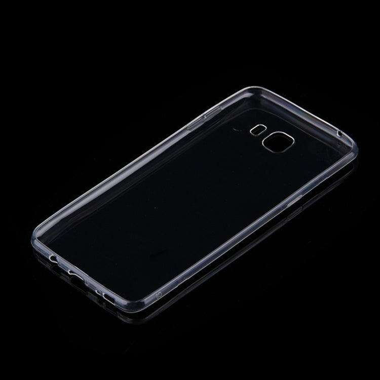 50 PCS for Galaxy C9 Pro / C900 0.75mm Ultra-thin Transparent TPU Protective Case(Transparent)