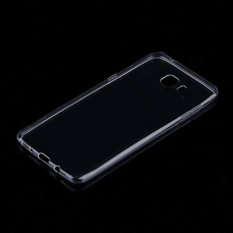 50 PCS for Galaxy C9 Pro / C900 0.75mm Ultra-thin Transparent TPU Protective Case(Transparent)
