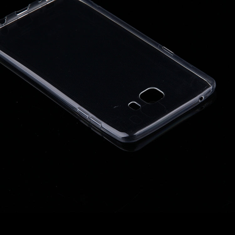 50 PCS for Galaxy C9 Pro / C900 0.75mm Ultra-thin Transparent TPU Protective Case(Transparent)