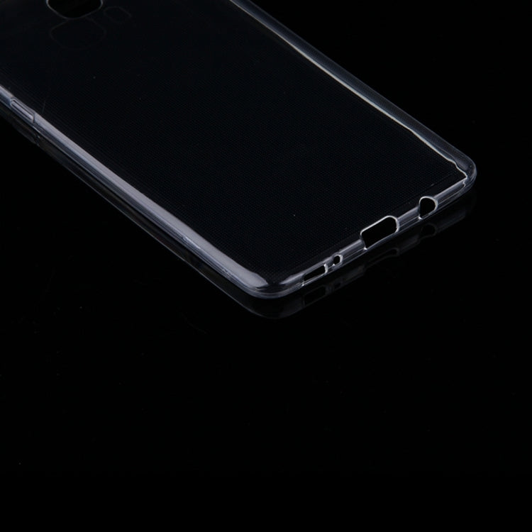 For Galaxy C9 Pro / C900 0.75mm Ultra-thin Transparent TPU Protective Case(Transparent)