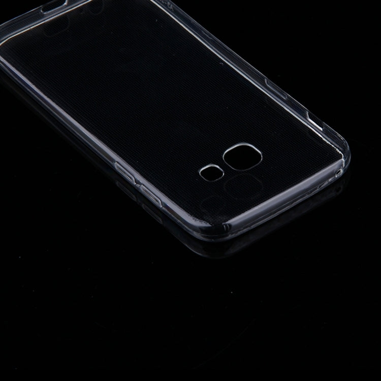 50 PCS for Galaxy A3 (2017) / A320 0.75mm Ultra-thin Transparent TPU Protective Case(Transparent)