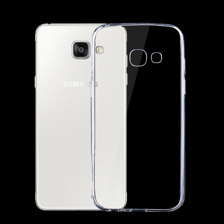 For Galaxy A3 (2017) / A320 0.75mm Ultra-thin Transparent TPU Protective Case(Transparent)