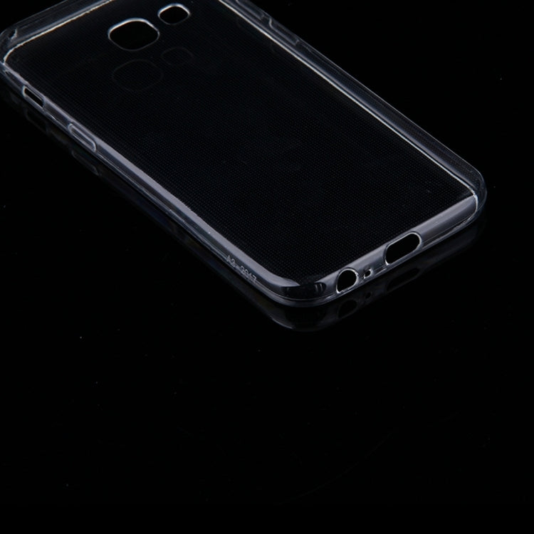 For Galaxy A3 (2017) / A320 0.75mm Ultra-thin Transparent TPU Protective Case(Transparent)