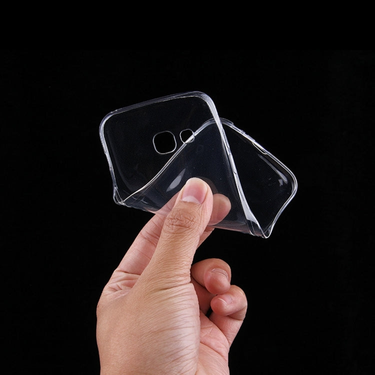 For Galaxy A3 (2017) / A320 0.75mm Ultra-thin Transparent TPU Protective Case(Transparent)