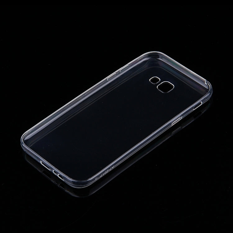 50 PCS for Galaxy A7 (2017) / A720 0.75mm Ultra-thin Transparent TPU Protective Case(Transparent)
