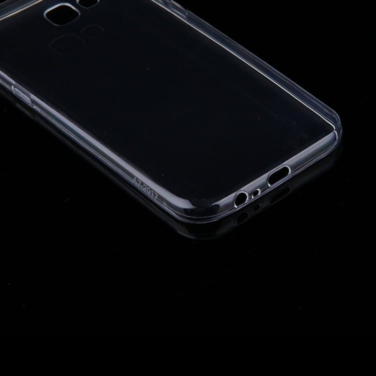 50 PCS for Galaxy A7 (2017) / A720 0.75mm Ultra-thin Transparent TPU Protective Case(Transparent)