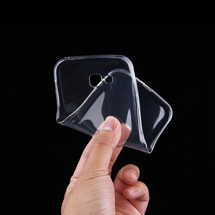 50 PCS for Galaxy A7 (2017) / A720 0.75mm Ultra-thin Transparent TPU Protective Case(Transparent)