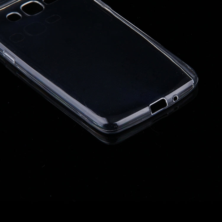 50 PCS for Galaxy J2 Prime 0.75mm Ultra-thin Transparent TPU Protective Case(Transparent)