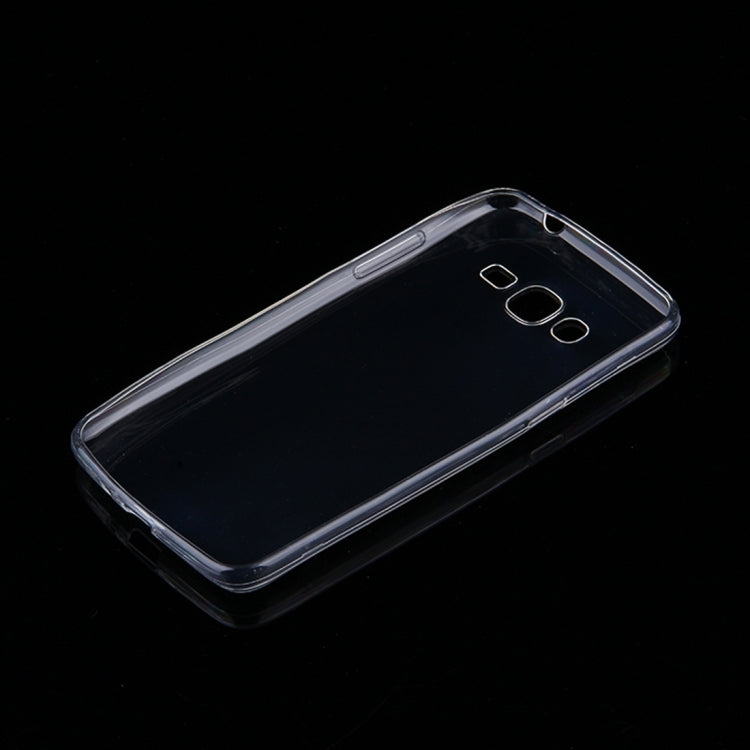 For Galaxy J2 Prime 0.75mm Ultra-thin Transparent TPU Protective Case(Transparent)