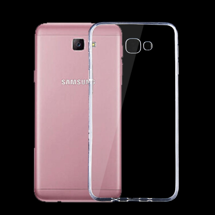 For Galaxy On5 (2016) & J5 Prime 0.75mm Ultra-thin Transparent TPU Protective Case(Transparent)