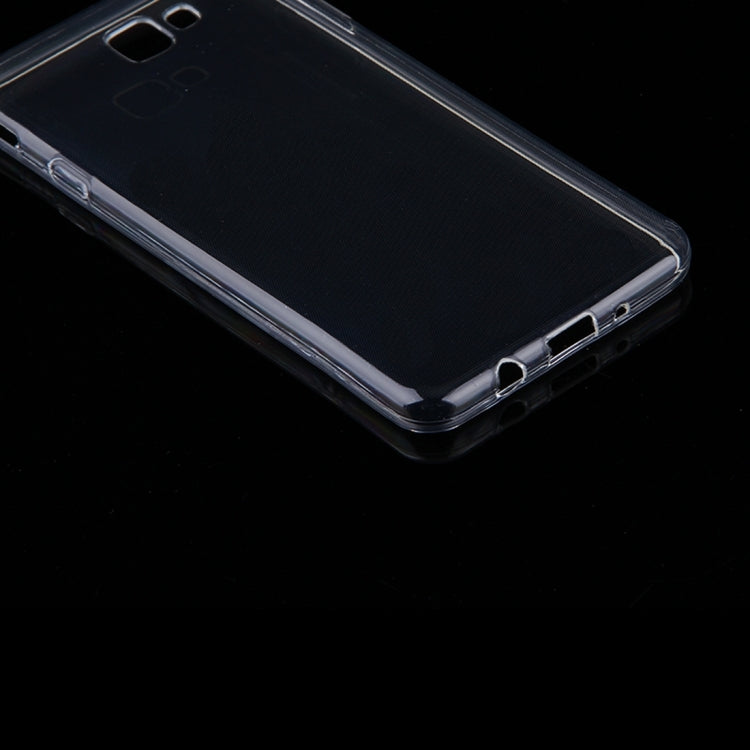 50 PCS for Galaxy On7 (2016) & J7 Prime 0.75mm Ultra-thin Transparent TPU Protective Case(Transparent)