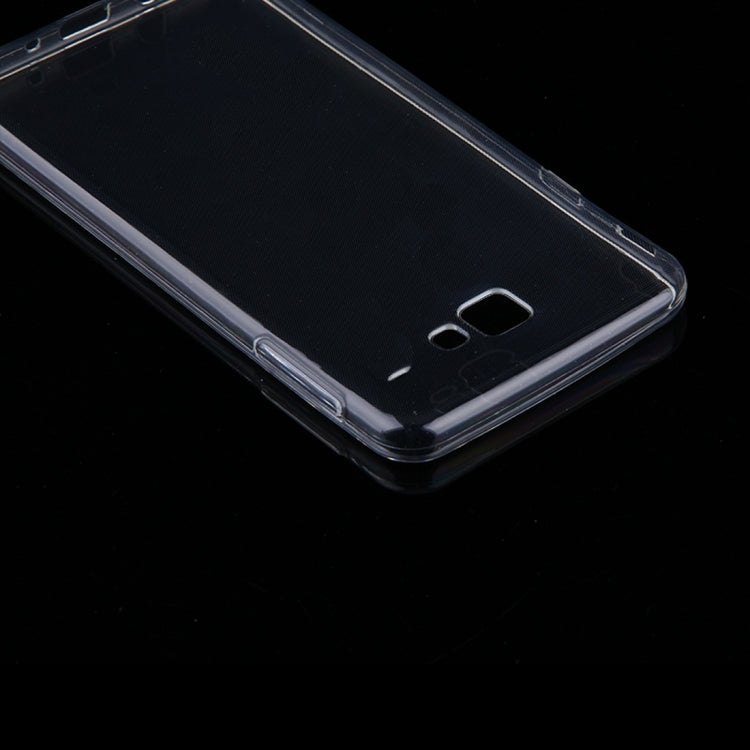 50 PCS for Galaxy On7 (2016) & J7 Prime 0.75mm Ultra-thin Transparent TPU Protective Case(Transparent)