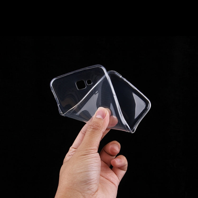 For Galaxy On7 (2016) & J7 Prime 0.75mm Ultra-thin Transparent TPU Protective Case(Transparent)