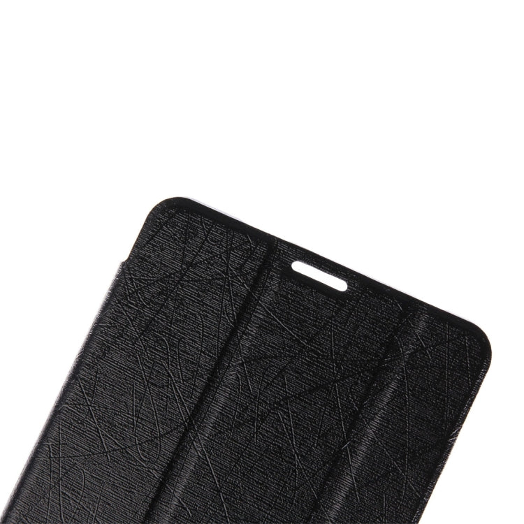For Galaxy J Max 7.0 inch Oracle Bone Texture Transparent Back Cover Horizontal Flip Leather Case with Three-folding Holder