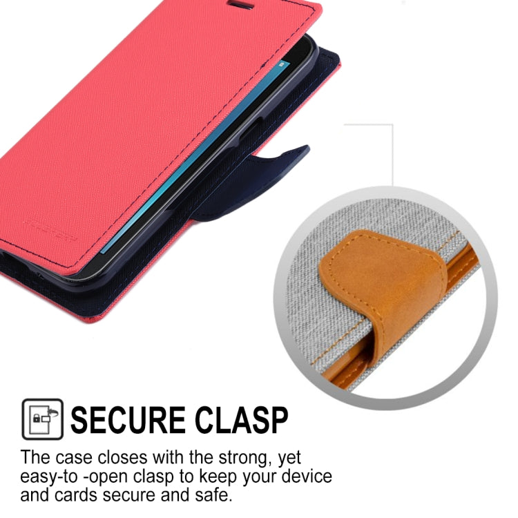 GOOSPERY FANCY DIARY Series for Galaxy J2 Pro (2018) Cross Texture Horizontal Flip Leather Case with Holder