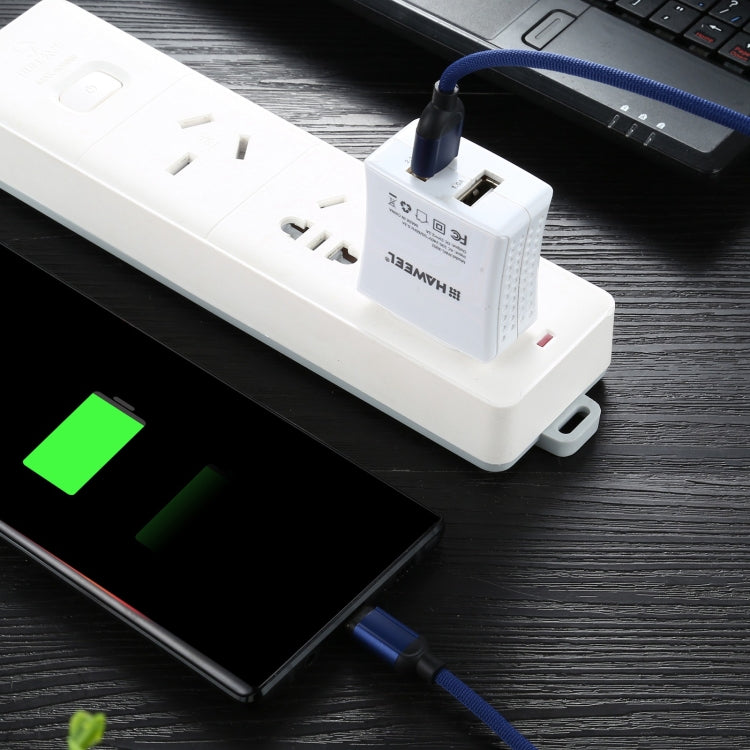 3A USB to Micro USB Braided Data Cable, Cable Length: 1m