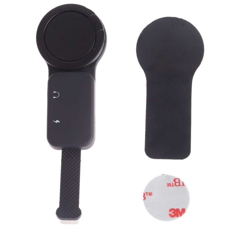 5V 3A Dual USB-C Digital Ring Holder Audio Adapter (Black)