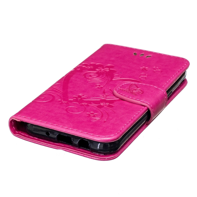 For Galaxy J3 (2017) / J330 ( US Version) Pressed Flowers Butterfly Love Pattern Horizontal Flip Leather Case with Holder & Card Slots & Wallet & Lanyard