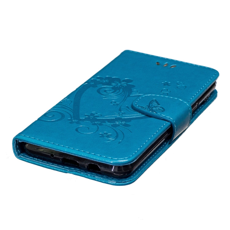 For Galaxy J5 (2017) / J530 ( US Version) Pressed Flowers Butterfly Love Pattern Horizontal Flip Leather Case with Holder & Card Slots & Wallet & Lanyard
