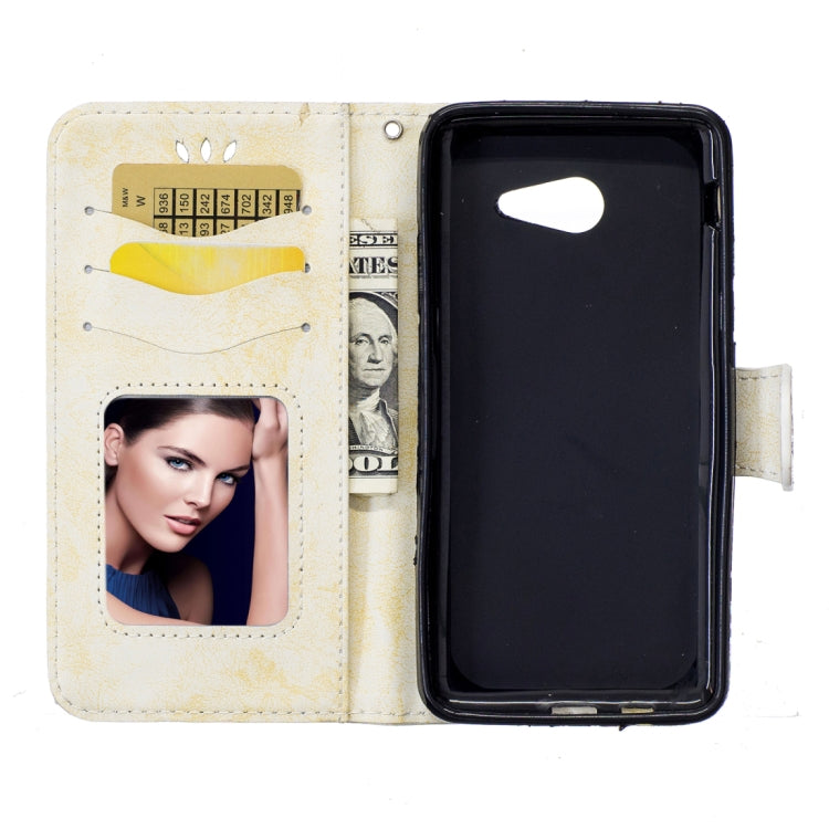 For Galaxy J5 (2017) / J530 ( US Version) Pressed Flowers Butterfly Love Pattern Horizontal Flip Leather Case with Holder & Card Slots & Wallet & Lanyard
