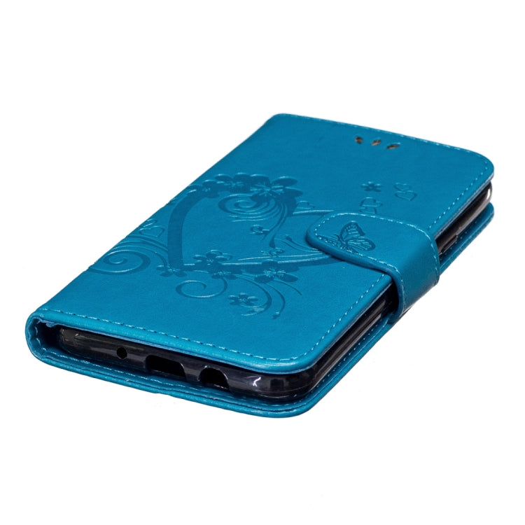 For Galaxy J7 (2017) / J730 ( US Version) Pressed Flowers Butterfly Love Pattern Horizontal Flip Leather Case with Holder & Card Slots & Wallet & Lanyard