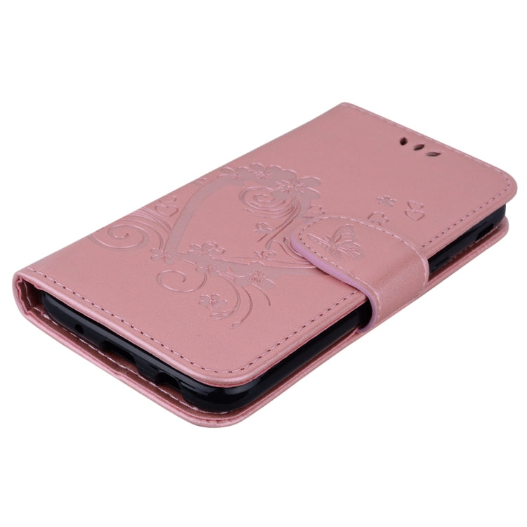 For Galaxy J5 (2017) / J530 ( EU Version) Pressed Flowers Butterfly Love Pattern Horizontal Flip Leather Case with Holder & Card Slots & Wallet & Photo Frame