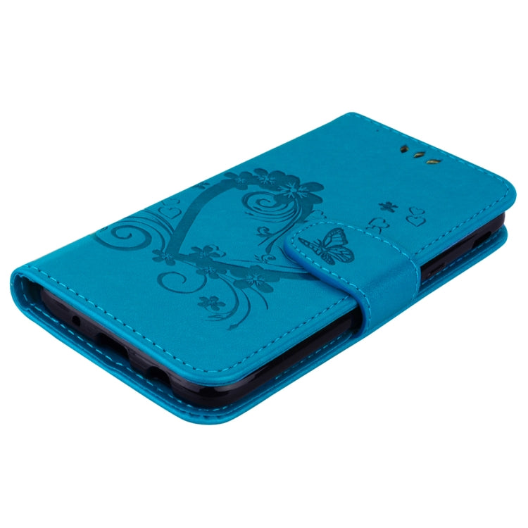 For Galaxy J7 (2017) / J730 ( EU Version) Pressed Flowers Butterfly Love Pattern Horizontal Flip Leather Case with Holder & Card Slots & Wallet & Photo Frame