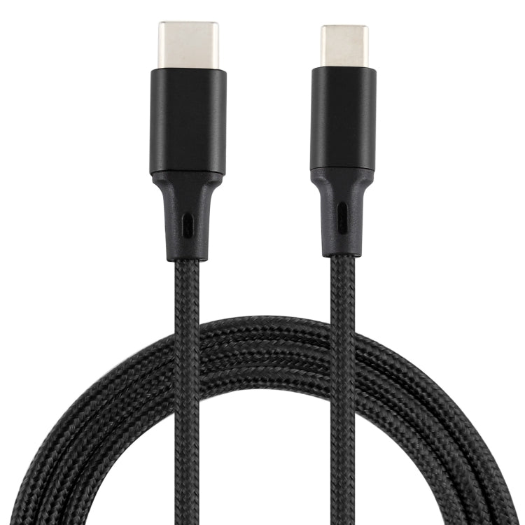 2A USB to USB-C / Type-C Braided Data Cable, Cable Length: 1m