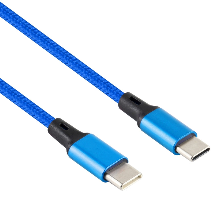 2A USB to USB-C / Type-C Braided Data Cable, Cable Length: 1m