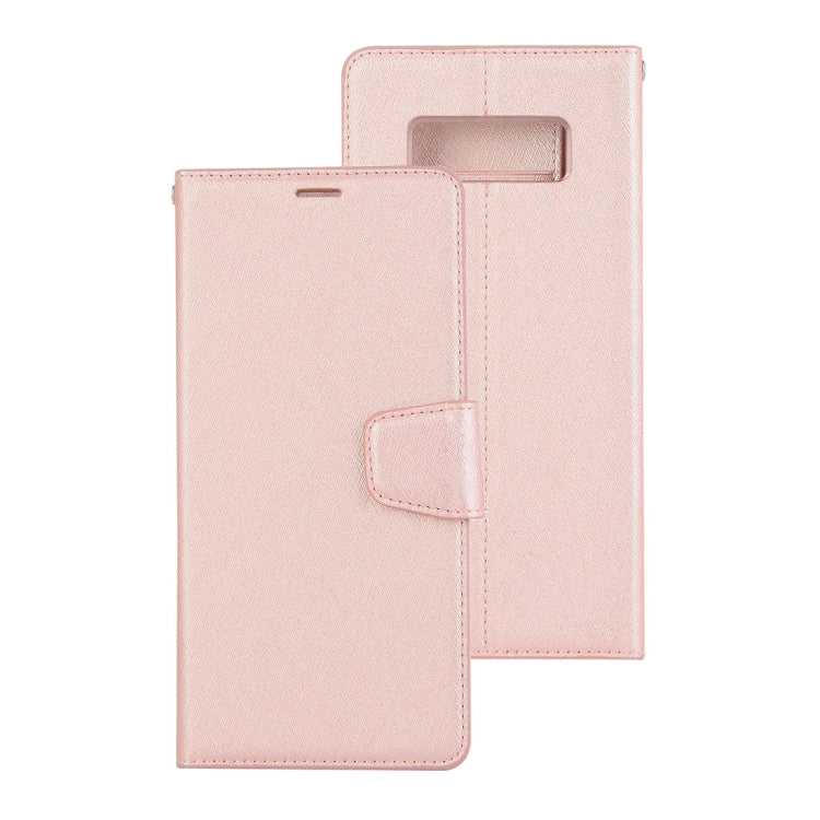 For Galaxy Note 8 Silk Texture Horizontal Flip Leather Case with Holder & Card Slots & Wallet & Photo Frame