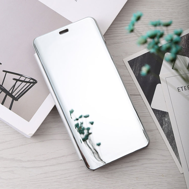 Mirror Clear View Horizontal Flip PU Leather Case for Galaxy A9 Star , with Holder