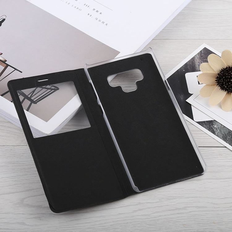 Litchi Texture PU+PC Horizontal Flip Leather Case for Galaxy Note 9 with Call Display ID