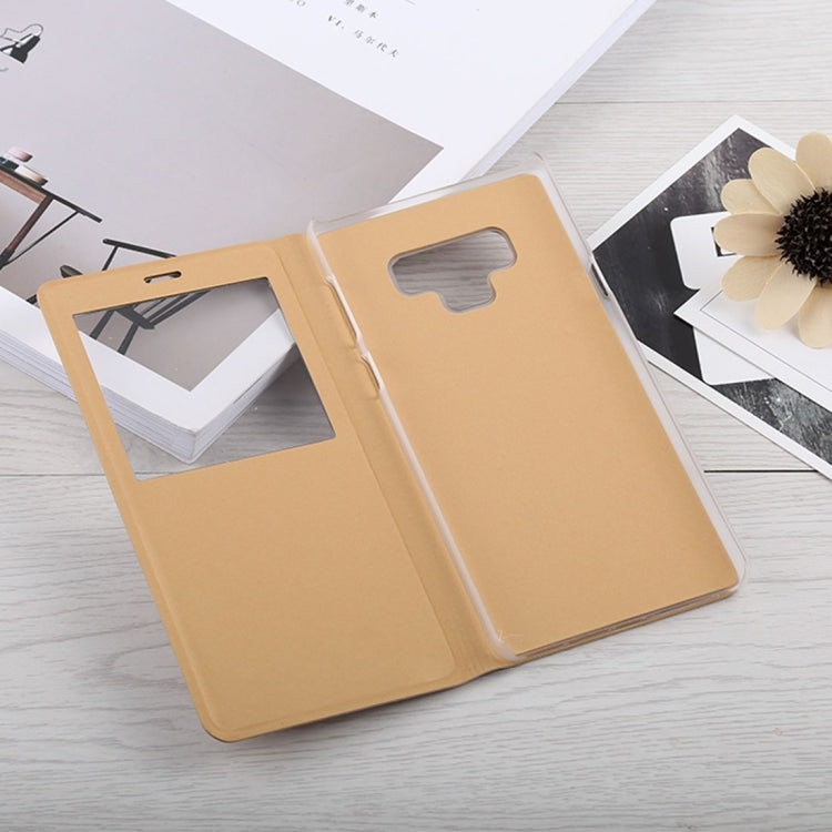 Litchi Texture PU+PC Horizontal Flip Leather Case for Galaxy Note 9 with Call Display ID