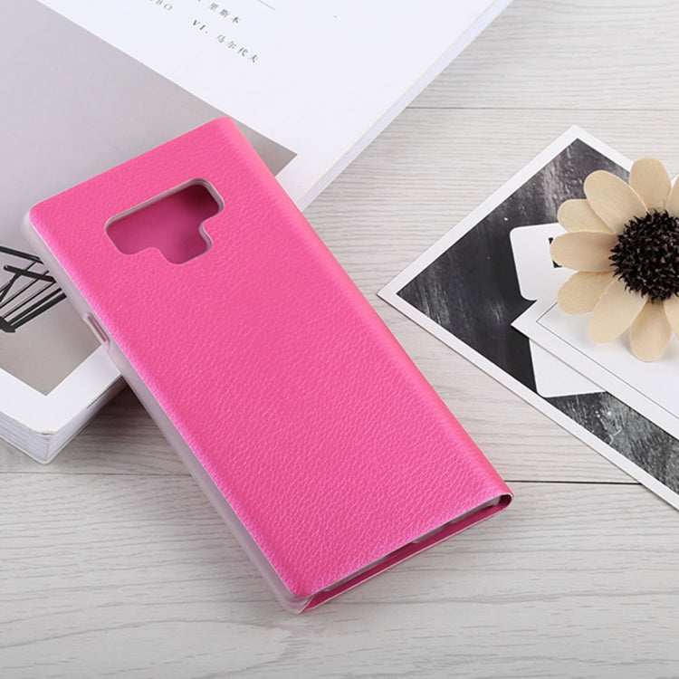 Litchi Texture PU+PC Horizontal Flip Leather Case for Galaxy Note 9 with With Card Slot