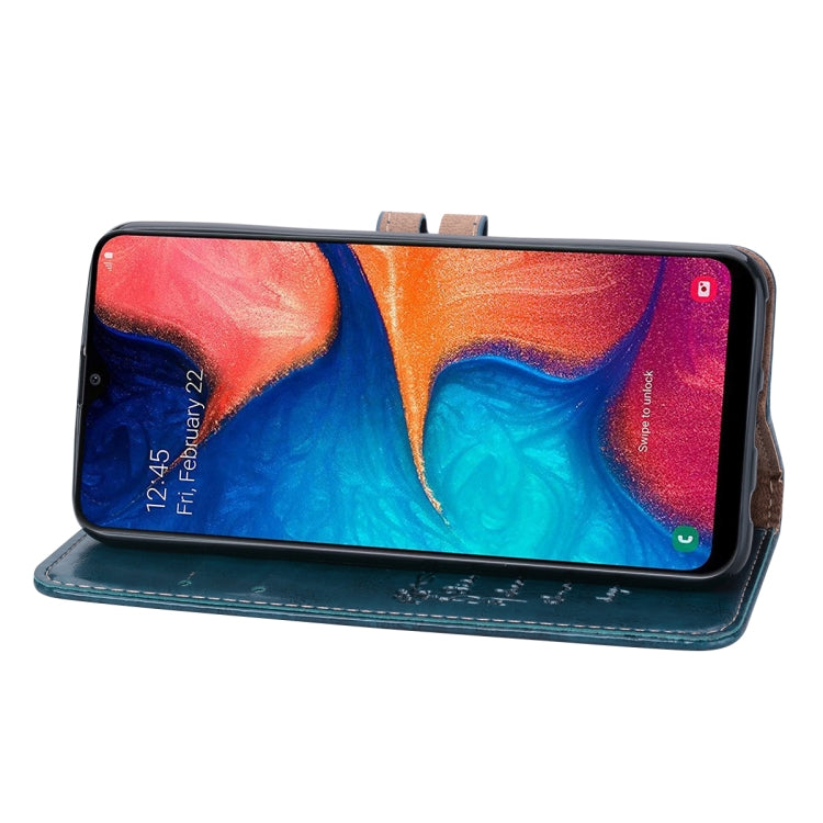 Business Style Oil Wax Texture Horizontal Flip Leather Case for Galaxy A20e, with Holder & Card Slots & Wallet
