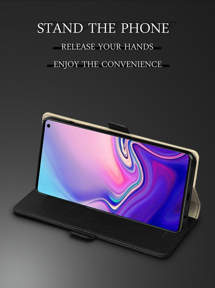 DZGOGO MILO Series PC + PU Horizontal Flip Leather Case for Samsung Galaxy S10e, with Holder & Card Slot & Wallet