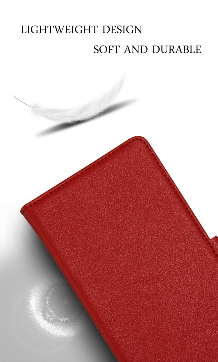 DZGOGO MILO Series PC + PU Horizontal Flip Leather Case for Samsung Galaxy S10, with Holder & Card Slot & Wallet