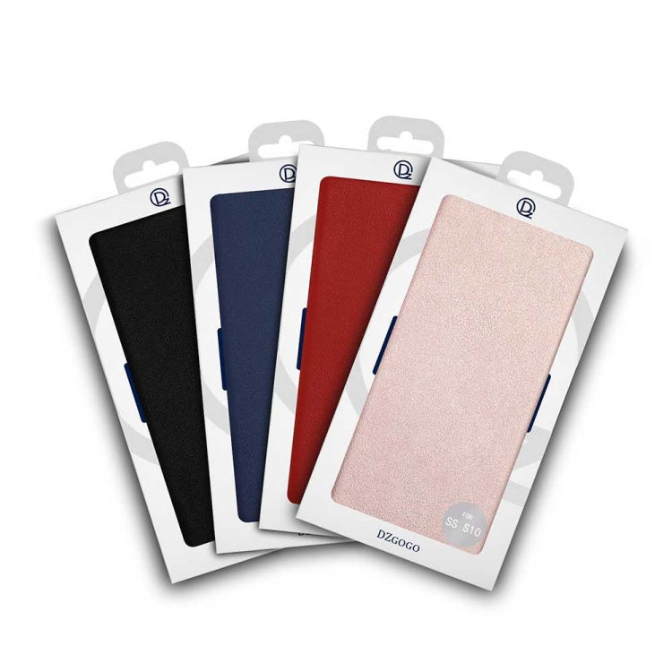 DZGOGO MILO Series PC + PU Horizontal Flip Leather Case for Samsung Galaxy S10, with Holder & Card Slot & Wallet