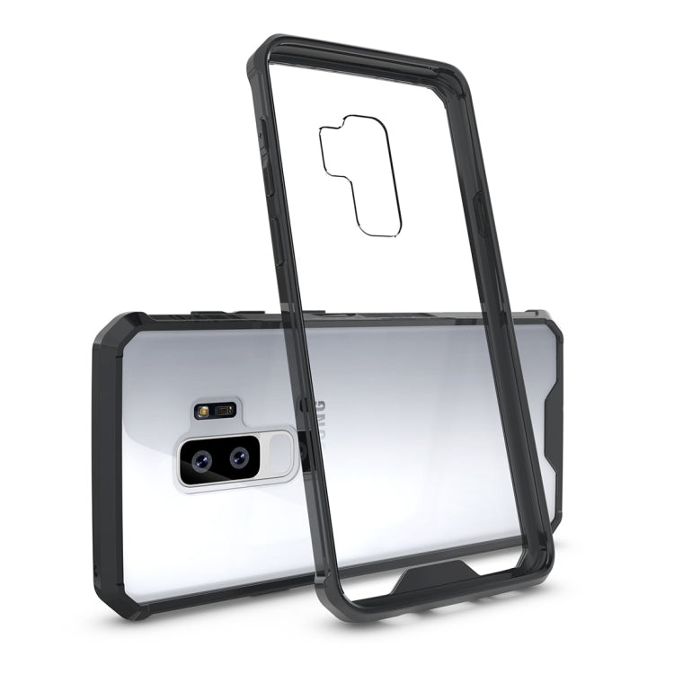 For Galaxy S9+ Acrylic + TPU Shockproof Transparent Armor Protective Back Cover Case