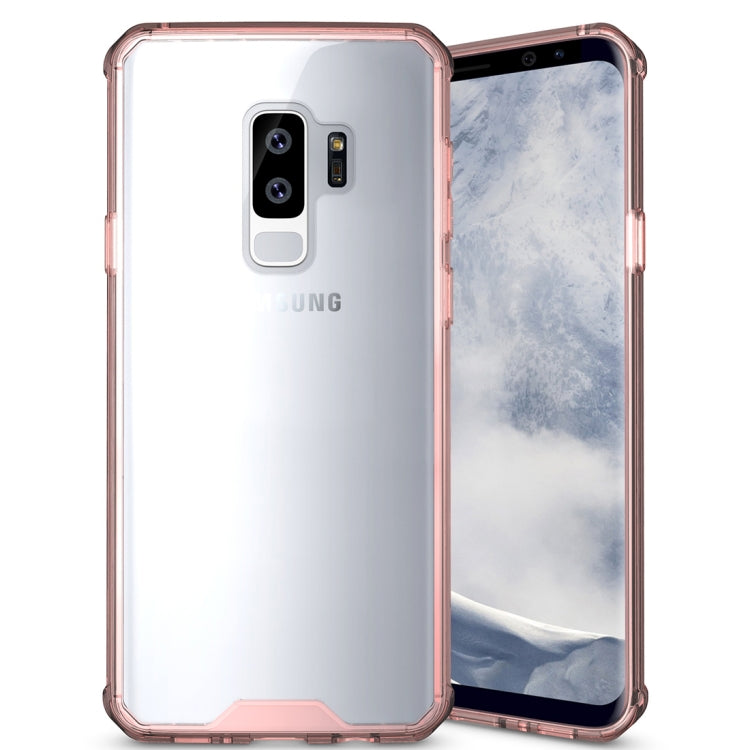 For Galaxy S9+ Acrylic + TPU Shockproof Transparent Armor Protective Back Cover Case