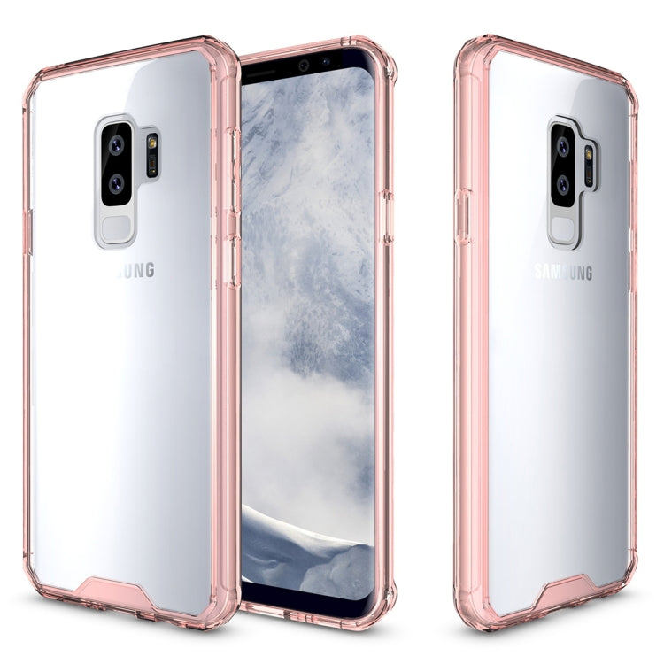 For Galaxy S9+ Acrylic + TPU Shockproof Transparent Armor Protective Back Cover Case
