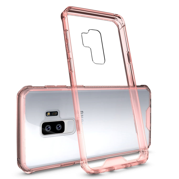 For Galaxy S9+ Acrylic + TPU Shockproof Transparent Armor Protective Back Cover Case