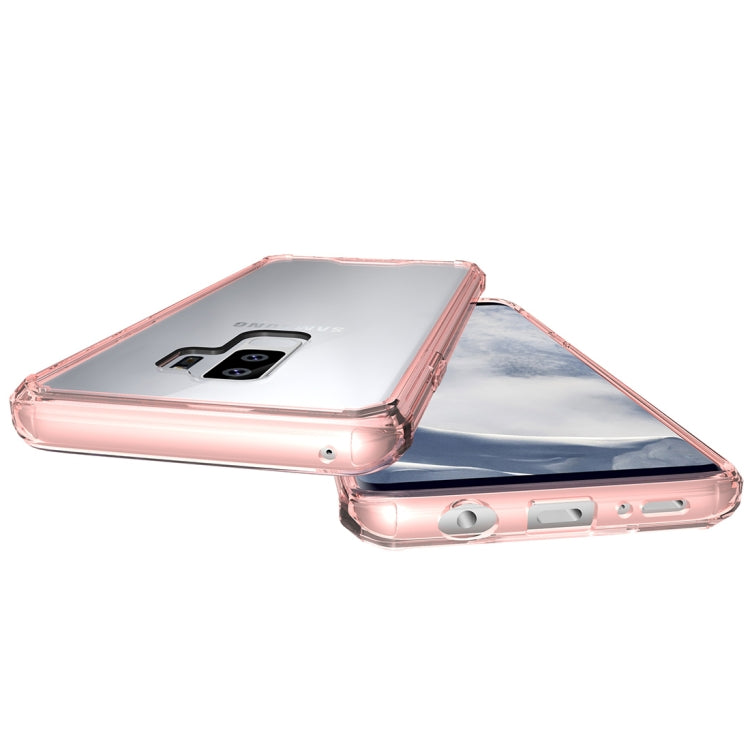 For Galaxy S9+ Acrylic + TPU Shockproof Transparent Armor Protective Back Cover Case