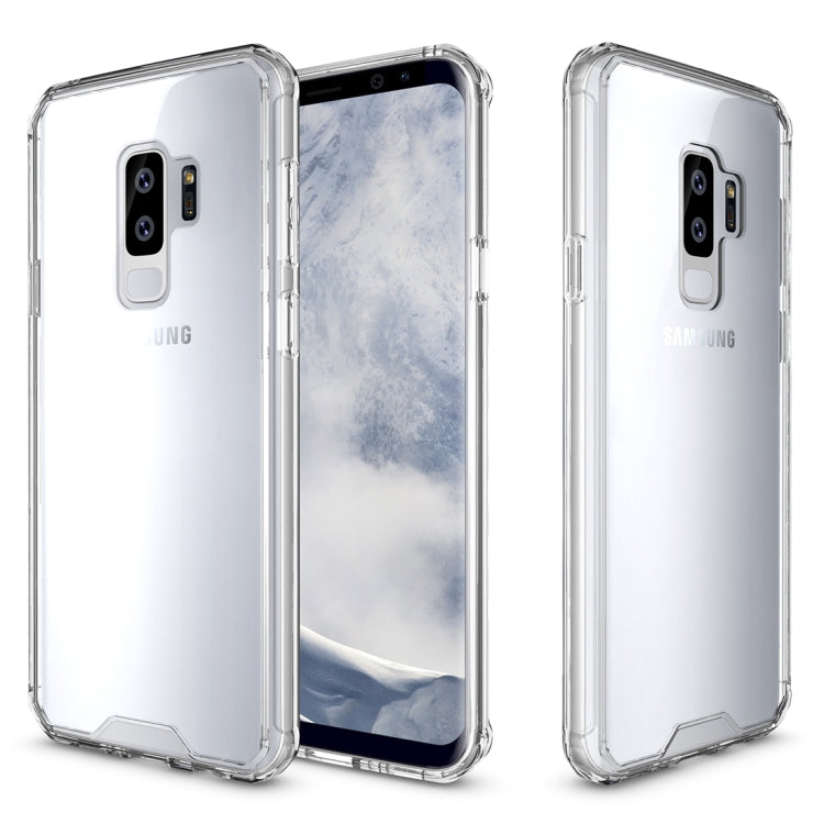 For Galaxy S9+ Acrylic + TPU Shockproof Transparent Armor Protective Back Cover Case